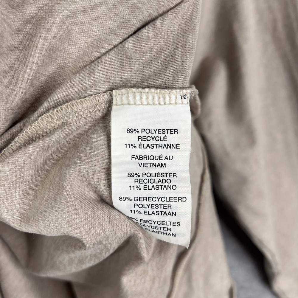 Vuori Heathered Khaki Tan Halo Oversized Hoodie Pullover Size Small - Picture 9 of 12